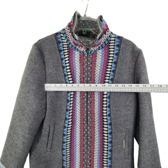Geiger Collection Women's Long Sleeve Zip Up Jacket Gray Size 42 - Picture 4 of 9
